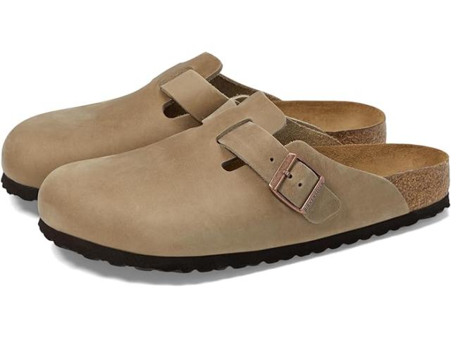 (取寄) ビルケンシュトック ボストン ソフト フットベッド - オイルド レザー (ユニセックス) Birkenstock Birkenstock Boston Soft Footbed - Oiled Leather (Unisex) Tobacco Oiled Leatherの通販は