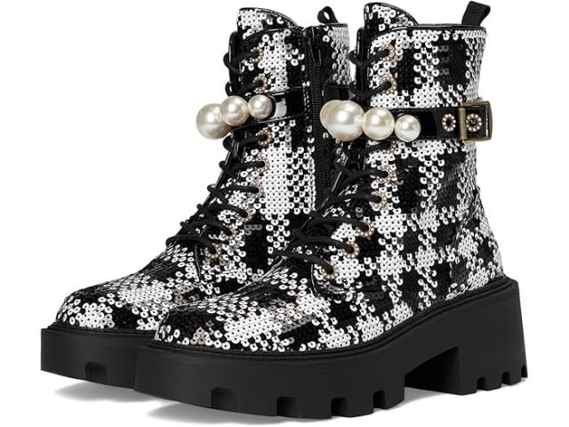 (取寄) ブルー バイ ベッツィジョンソン レディース  Blue by Betsey Johnson women Jonnie Black White Plaid