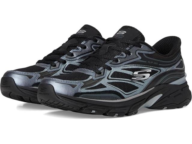 (取寄) スケッチャーズ レディース スタミナ スポーツ ハンズ フリー スリップインズ SKECHERS women Stamina Sport Hands Free Slip-Ins Black