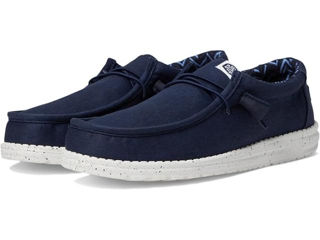 (取寄) ヘイ デュード メンズ ウォーリー ストレッチ キャンバス Hey Dude men Hey Dude Wally Stretch Canvas Navy