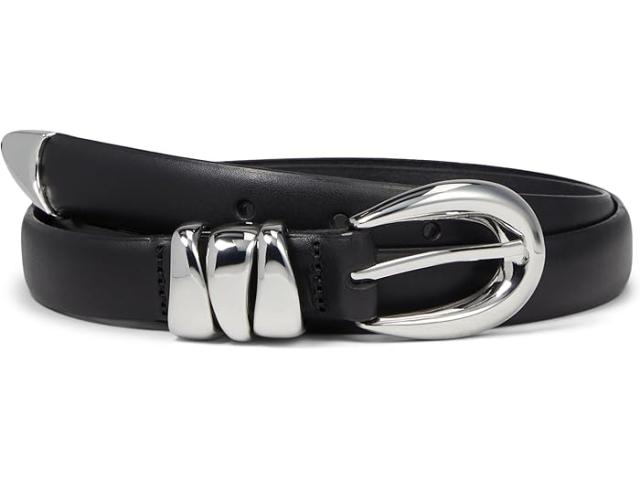 (取寄) メイドウェル レディース トリプル メタル キーパー ベルト Madewell women Triple l Keeper Belt True Black