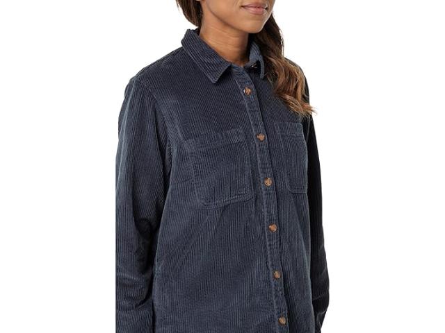 (取寄) エルエルビーン レディース コンフォート コーデュロイ リラックスド-フィット シャツ ロング スリーブ L.L.Bean women L.L.Bean Comfort Corduroy Relaxed Shirt Long Sleeve Carbon Navy