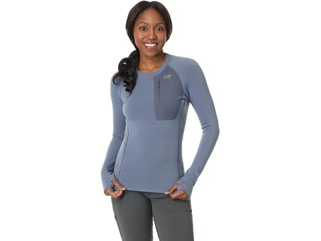 (取寄) アークテリクス レディース カイヤナイト ベースレイヤー— クルー Arc'teryx women Arc'teryx Kyanite Baselayer Crew Stratus