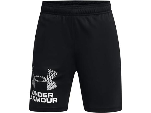 (取寄) アンダーアーマー キッズ キッズ テック ロゴ ショーツ (ビッグ キッズ) Under Armour Kids kids Under Armour Kids Tech Logo Shorts (Big Kids) Black/Mod Grayの通販は