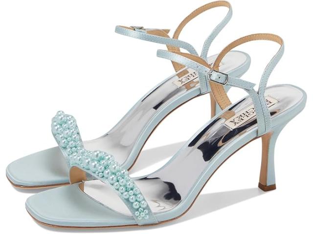 (取寄) バッジェリーミシュカ レディース ケイトリン Badgley Mischka women Badgley Mischka Caitlyn Mist Blueの通販は 24,430円