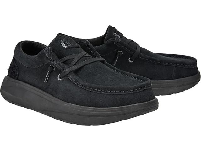 (取寄) ヘイ デュード レディース ウェンディ コンファ スエード Hey Dude women Hey Dude Wendy COMF Suede Black