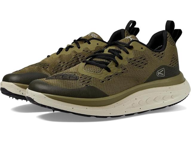 (取寄) キーン メンズ WK400 パフォーマンス ブリーザブル ウォーキング KEEN men KEEN WK400 Performance Breathable Walking Martini Olive/Blackの通販は 26,866円