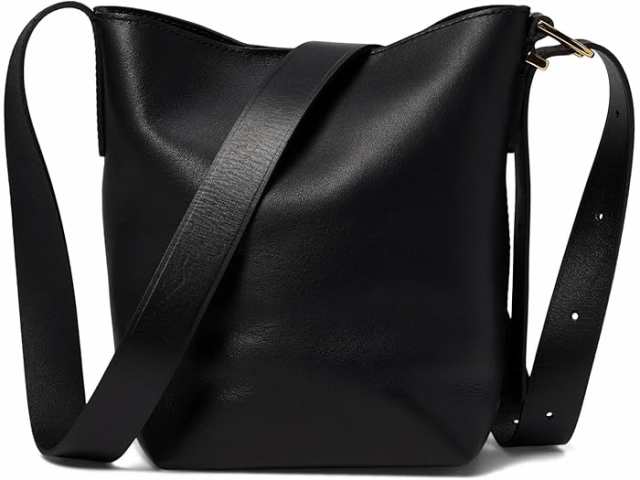 (取寄) メイドウェル レディース ザ エッセンシャル ミニ バケット トート イン レザー Madewell women Madewell The Essential Mini Bucket Tote in Leather True Blackの通販は