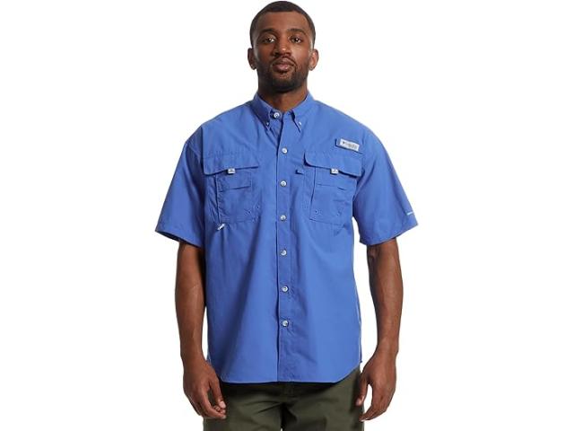 (取寄) コロンビア メンズ バハマ リ ショート スリーブ シャツ Columbia men Bahama II Short Sleeve Shirt Vivid Blue 1