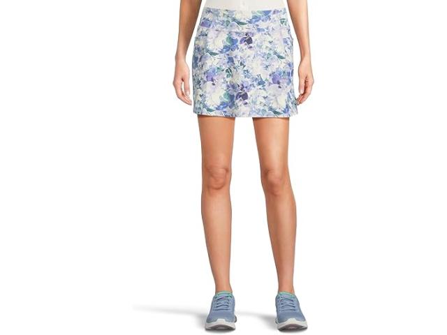 (取寄) スケッチャーズ レディース ゴー ウォーク ハイウエスト ピックルボール スコート SKECHERS women Go Walk High-Waisted Pickleball Skort Blue Seascape Floral