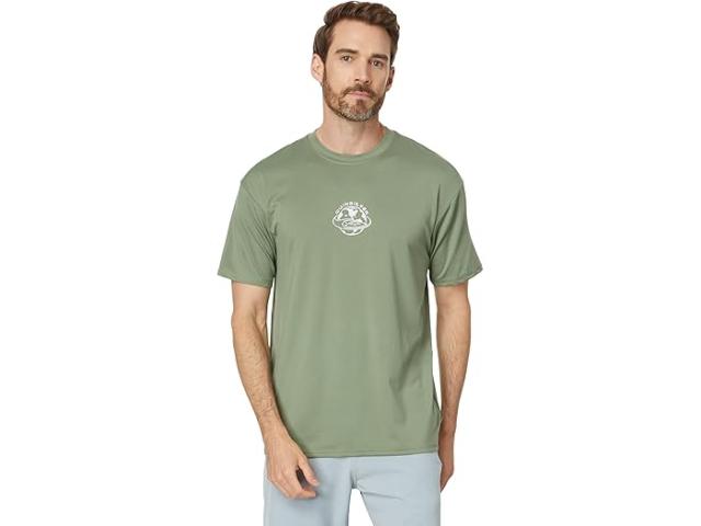 (取寄) クイックシルバー メンズ エブリデイ サーフ ティー ショート スリーブ ラッシュガード サーフ ティー Quiksilver men Everyday Surf Tee Short Sleeve Rashguard Surf Tee Sea Spray