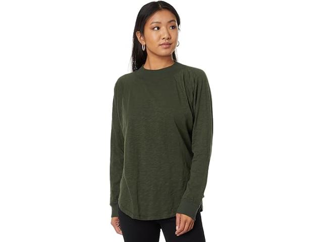 (取寄) モッドオードック レディース ロング スリーブ オーバーサイズ ロー-ハイ トップ Mod-o-doc women Mod-o-doc Mod-o-doc Long Sleeve Oversized Lo-Hi Top Jeweled Forestの通販は