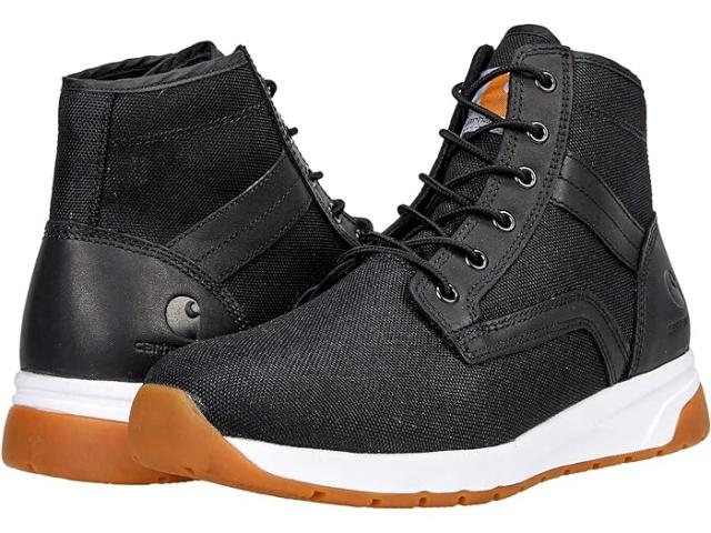 (取寄) カーハート メンズ フォース 5 ライトウェイト スニーカー ブート ソフト トゥ Carhartt men Carhartt Force 5" Lightweight Sneaker Boot Soft Toe Black Textileの通販は