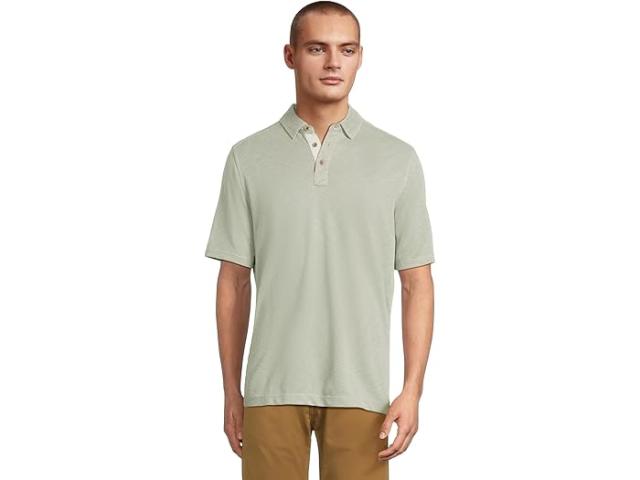 (取寄) ジョンストン&マーフィー メンズ ビンテージ スラブ ポロ Johnston & Murphy men Vintage Slub Polo Sage