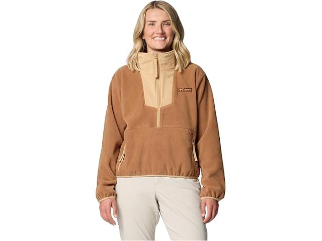 (取寄) コロンビア レディース セコイア 1/2 ジップ フリース Columbia women Columbia Sequoia Grove 1/2 Zip Fleece Camel Brown/Canoe
