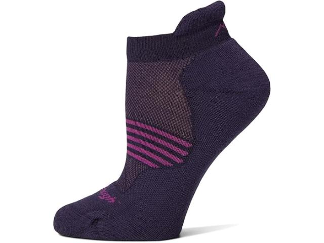 (取寄) ダーンタフバーモント レディース エレメント ノー ショー タブ ライトウェイト ウィズ クッション Darn Tough Vermont women Element No Show Tab Lightweight with Cushion Blackberry