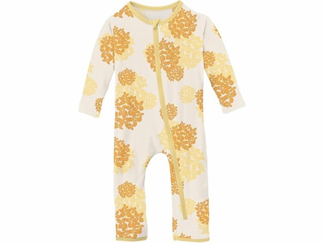 (取寄) キッキー パンツ キッズ キッズ プリント カバーオール ウィズ ジッパー (インファント) Kickee Pants Kids kids Kickee Pants Kids Print Coverall with Zipper (Infant) Wallaby Hydrangeaの通販は