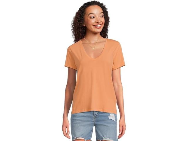 (取寄) メイドウェル レディース ノースサイド Vネック ティー Madewell women Northside Vneck Tee Faded Sunset