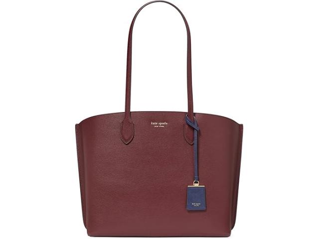(取寄) ケイトスペード スイート クロスグレイン レザー ワーク トート Kate Spade New York Suite Crossgrain Leather Work Tote Cordovan Multiの通販は