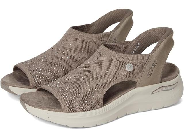 (取寄) スケッチャーズ レディース マーサ アーチ フィット 2.0 - スター ダスト SKECHERS women Martha Stewart's Arch Fit 2.0 - Star Dust Dark Taupe