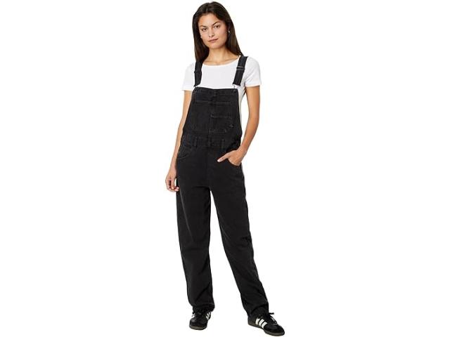(取寄) フリーピープル レディース ウィー ザ フリー ジギー デニム オーバーオール Free People women We The Free Ziggy Denim Overalls Mineral Black