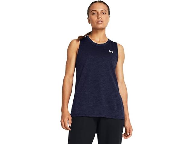 (取寄) アンダーアーマー レディース テック タンク ツイスト Under Armour women Under Armour Tech Tank Twist Midnight Navy/White