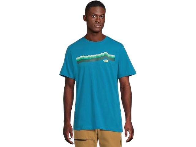 (取寄) ノースフェイス メンズ エボリューション テキーラ サンライズ ショート スリーブ ティー グラフィック The North Face men Evolution Tequila Sunrise Short Sleeve Tee Graphic Dusk Blue