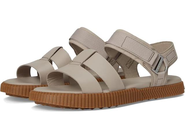 (取寄) ソレル レディース オナ アンクル ストラップ フラッツ サンダル SOREL women Ona Ave Ankle Strap Flat Sandals Crushed Clay/Gum