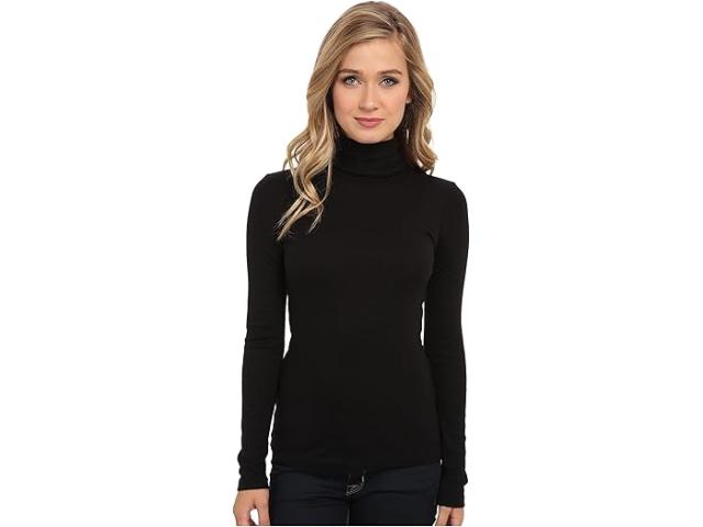 (取寄) スプレンディッド レディース 1X1 クラシック ロング スリーブ タートルネック Splendid women Splendid 1x1 Classic Long Sleeve Turtleneck Blackの通販は 19,910円