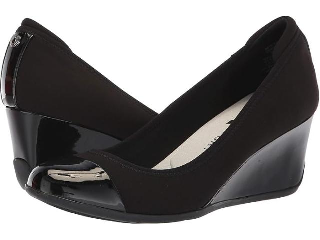 (取寄) アンクライン レディース スポーツ タイテ ウェッジ ヒール Anne Klein women Anne Klein Sport Taite Wedge Heel Blackの通販は