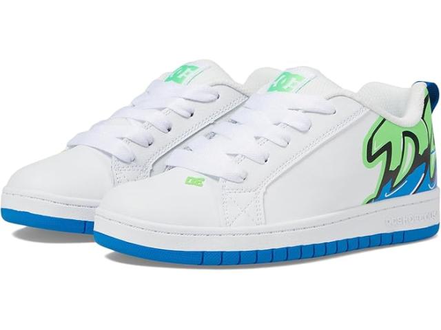 (取寄) DC キッズ ボーイズ コート グラフィック (リトル キッド/ビッグ キッド) DC Kids boys Court Graffik (Little Kid/Big Kid) White/Graffiti Printの通販は