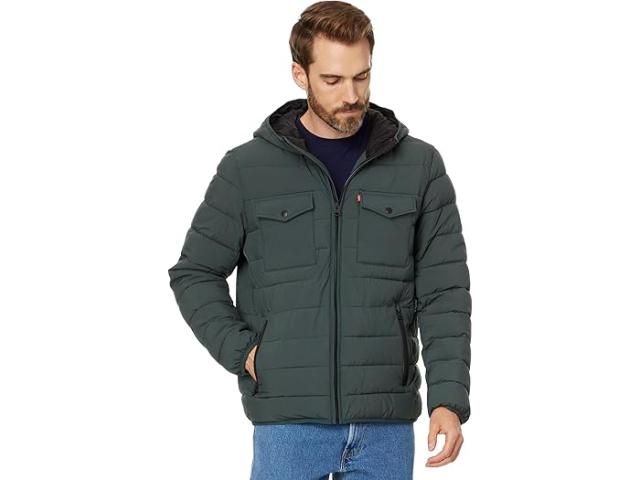 (取寄) リーバイス メンズ ストレッチ ツー-ポケット キルテッド ジャケット Levi's men Levi's Stretch Two-Pocket Quilted Jacket Urban Chicの通販は