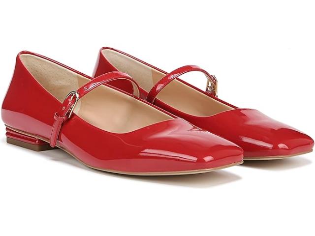(取寄) フランコ サルト レディース ティンズリー メアリー ジーン フラッツ Franco Sarto women Tinsley Mary Jane Flats Red Patent