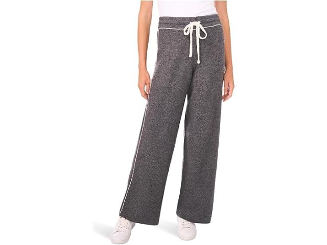 (取寄) ヴィンスカムート レディース スウェットパンツ W/ ドローストリング アンド トップ ステッチ アロング ウェスト Vince Camuto women Sweatpant W/ Drawstring & Top Stitch Along Waist Medium Heather Grey