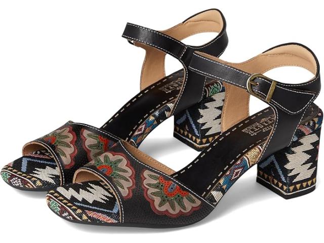 (取寄) ラルティストバイスプリングステップ レディース  L'Artiste by Spring Step women Sassyclass Black Multi