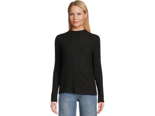 (取寄) マイケル スターズ レディース アシャー モック ネック Michael Stars women Asher Mock Neck Black