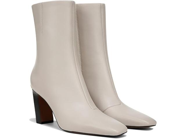 (取寄) フランコ サルト レディース ブライアー ミッド シャフト ブーツ Franco Sarto women Briar Mid Shaft Boots Chalk White Leather