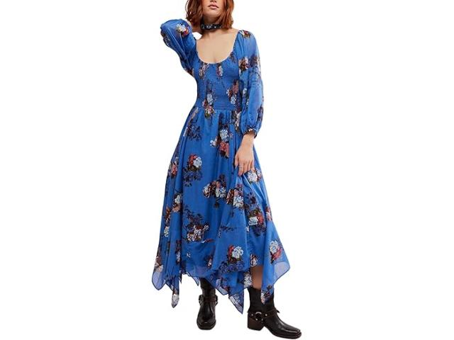 (取寄) フリーピープル レディース モーニング グローリー マキシ Free People women Free People Morning Glory Maxi Dutch Blue Comboの通販は