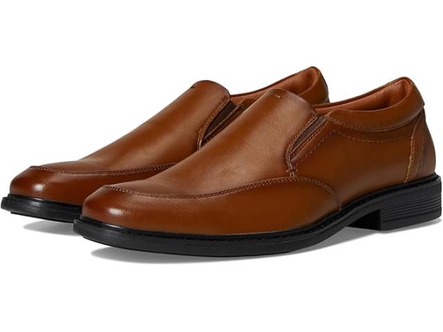 (取寄) ナン ブッシュ メンズ ジャービス モカシン トゥ スリッポン ドレス カジュアル ビジネス ローファーズ Nunn Bush men Jarvis Moccasin Toe Slip-On Dress Casual Business Loafers Cognac
