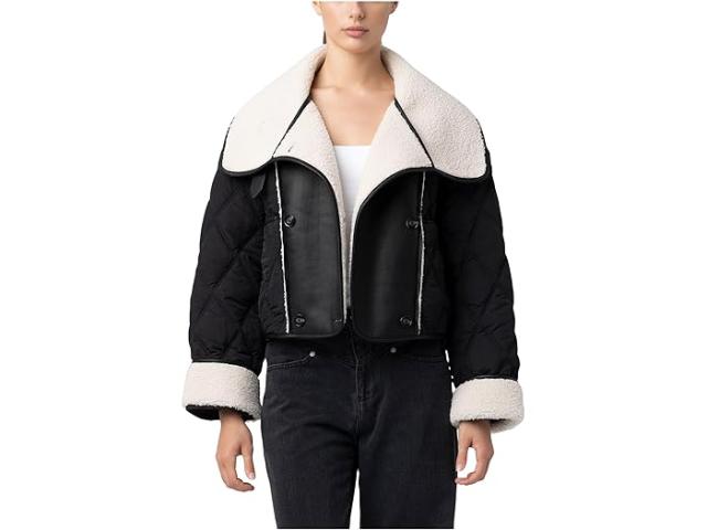 (取寄) ブランクニューヨーク レディース キルテッド シェルパ ジャケット Blank NYC women Quilted Sherpa Jacket Second Wind