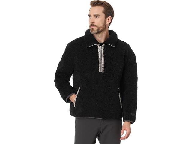 (取寄) アグ メンズ タスマン アグフラフ ハーフ ジップ UGG men Tasman Uggfluff Half Zip Black