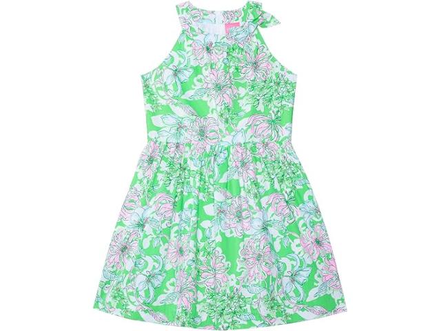 (取寄) リリー ピュリッツァー キッズ ガールズ ジョセフィーヌ ドレス (トドラー/リトル キッズ/ビッグ キッズ) Lilly Pulitzer Kids girls Lilly Pulitzer Kids Josephine Dress (Toddler/Little Kids/Big Kids) Spearmint Blossom Viewsの通販は