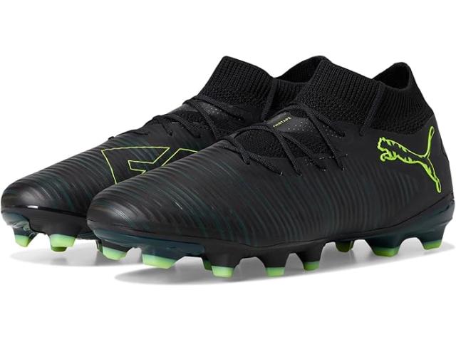 (取寄) プーマ メンズ フューチャー 8 プロ アーティフィシャル グランド サッカー クリーツ PUMA men Future 8 Pro Firm, Artificial Ground Soccer Cleats Black/Fizzy Light/Green Terrain
