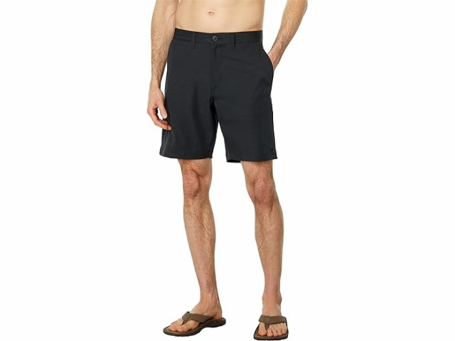 (取寄) ルーカ メンズ バック イン 19 ハイブリット ショーツ RVCA men RVCA Back In 19" Hybrid Shorts Blackの通販は