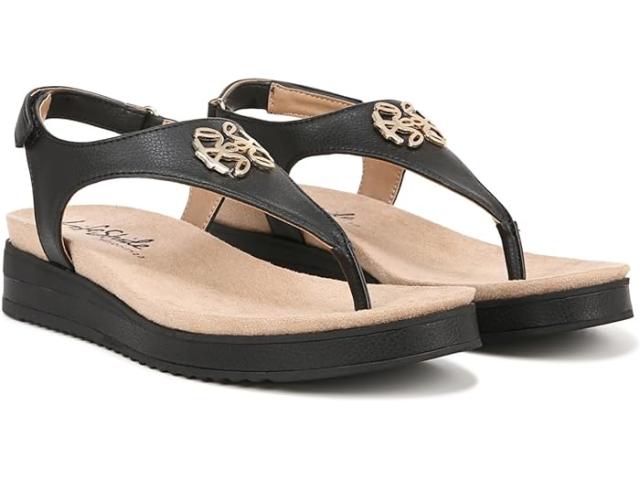 (取寄) ライフストライド レディース トング サンダル LifeStride women LifeStride Zeeta Thong Sandals Blackの通販は