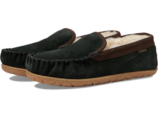 (取寄) エルエルビーン メンズ ウィックド グッド スリッパ ヴェニーシャン L.L.Bean men L.L.Bean Wicked Good Slipper Venetian Black Spruce/Chocolate