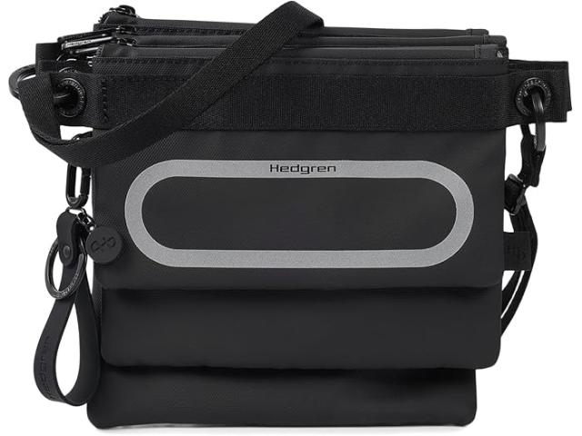 (取寄) ヘデグレン アイザ セット Hedgren Isa 3-Crossbody Set Coated Black