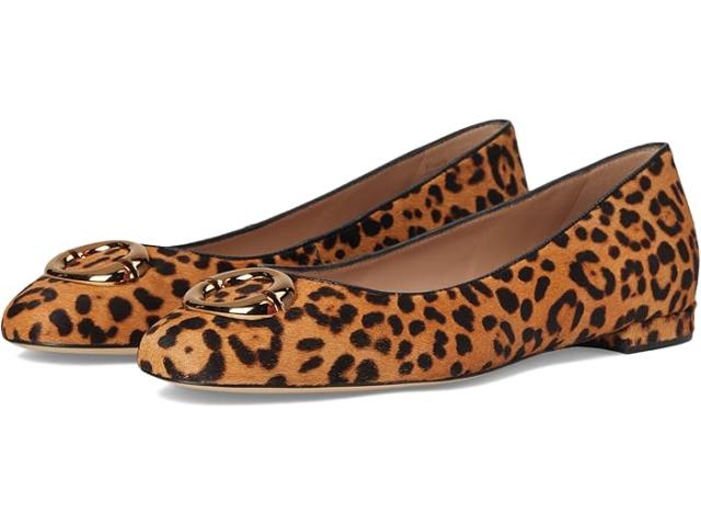 (取寄) コールハーン レディース スカイラー Cole Haan women Skylar Ballets Leopard Print Haircalf/Black Leather