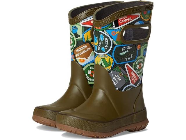 (取寄) ボグス キッズ キッズ レインブーツ キャンピング パッチ (トドラー/リトル キッド/ビッグ キッド) Bogs Kids kids Rainboot Camping Patches (Toddler/Little Kid/Big Kid) Army Green Multiの通販は 20,290円