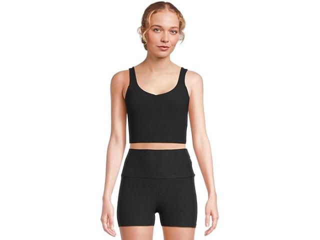 (取寄) ビヨンドヨガ レディース インパルス クロップド タンク Beyond Yoga women Impulse Cropped Tank Black Onyx